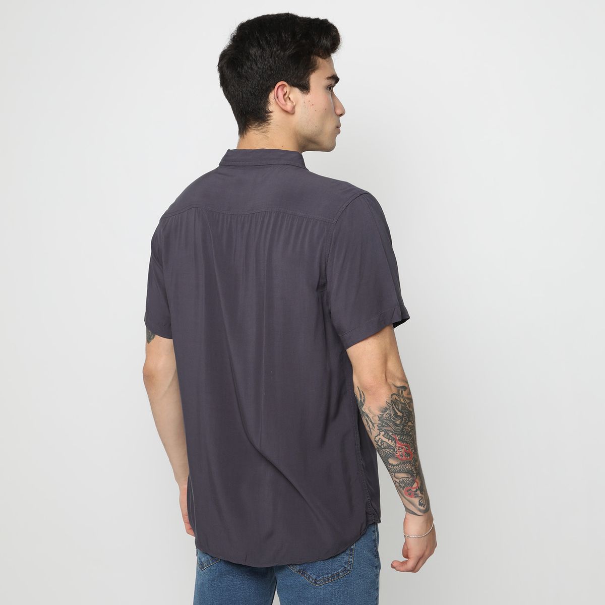 RIP CURL - Camisa Manga Corta 100% Algodón Hombre Rip Curl