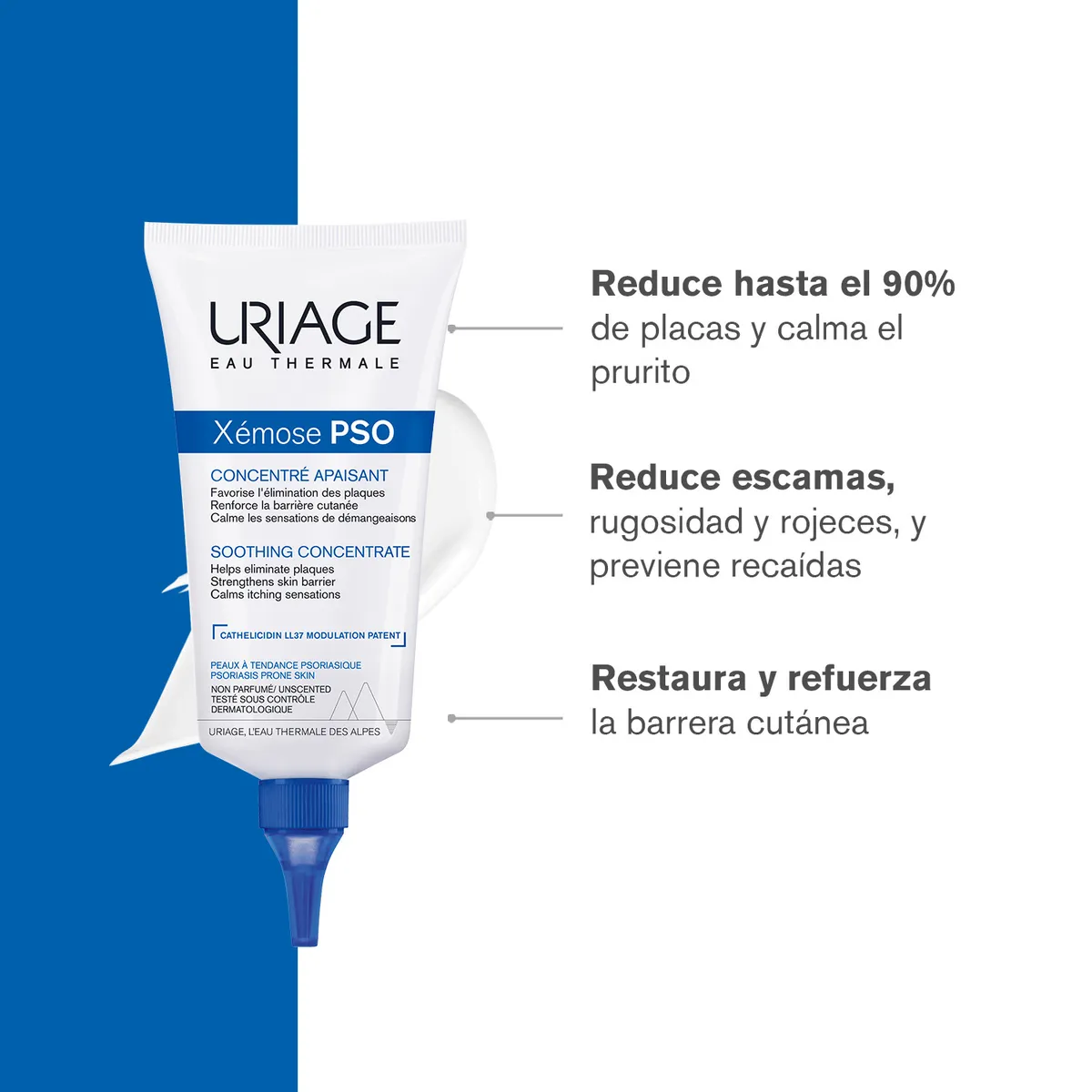 URIAGE - Uriage Xémose Pso Concentrado Calmante 150ml - Nutre Y Reconforta La Piel