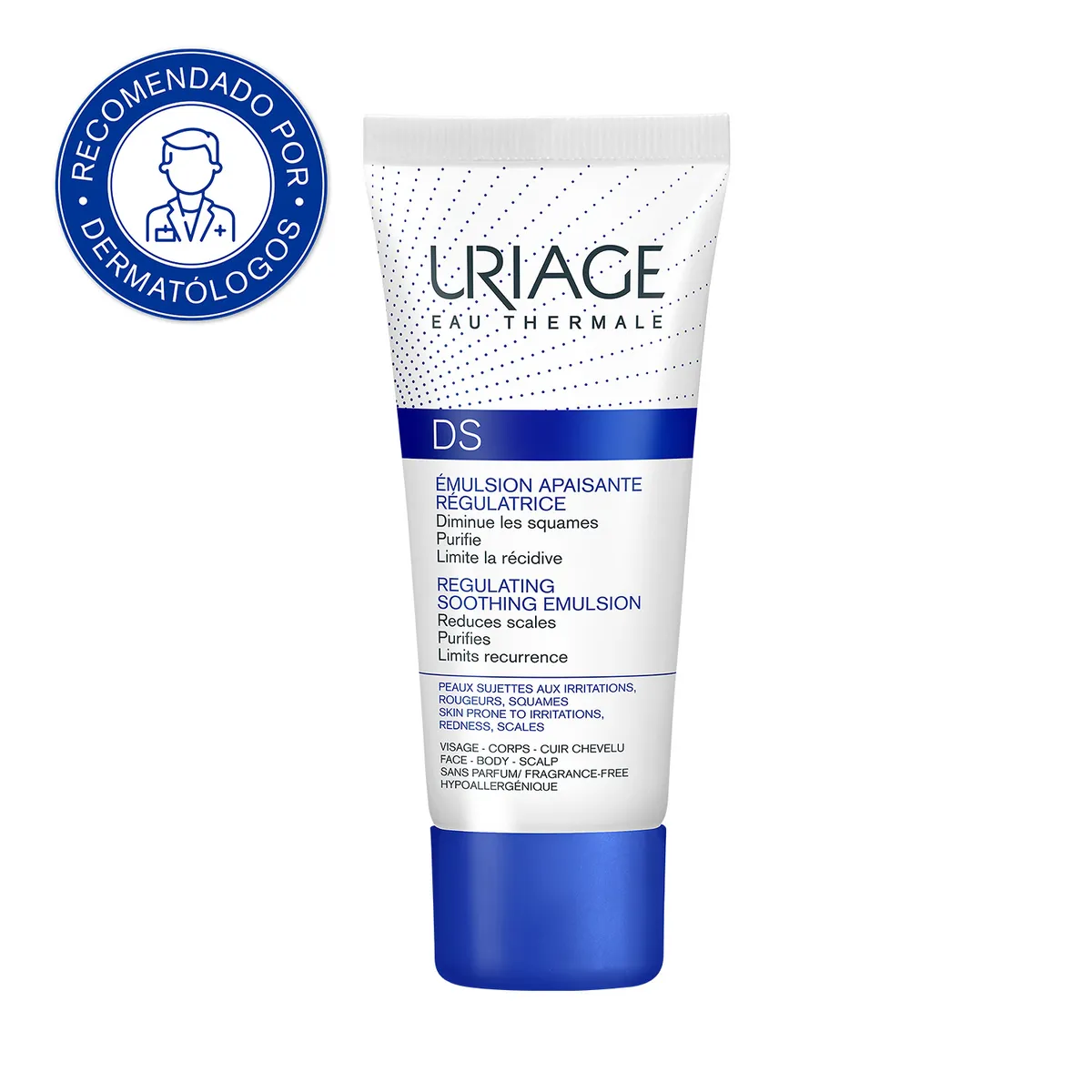 URIAGE - Uriage Ds Emulsion Tratamiento Regulador 40ml - Reduce Las Escamas Y Rojeces