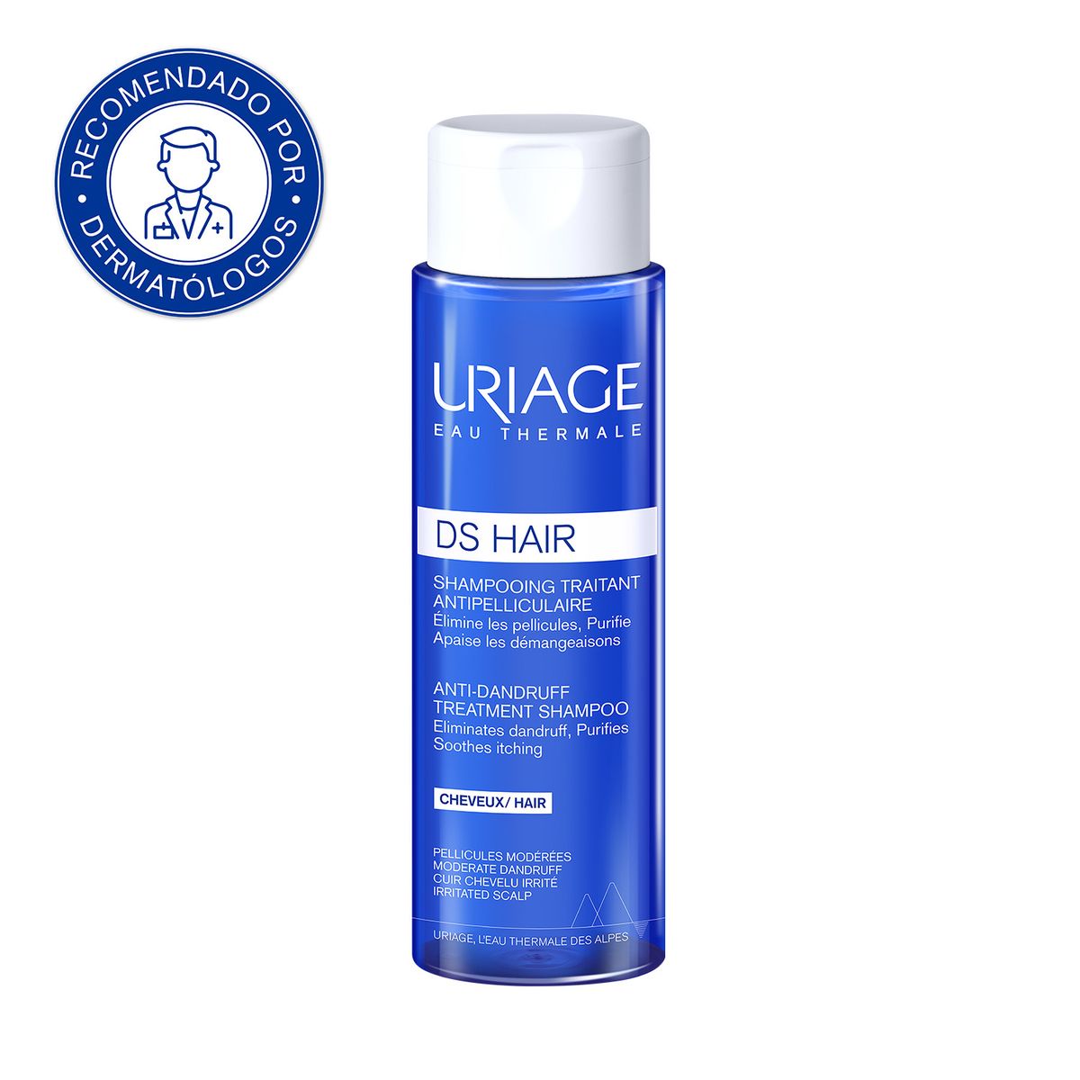 URIAGE - Uriage Ds Hair Shampoo Anticaspa 200ml - Elimina La Caspa , Purifica Y Calma El Picor
