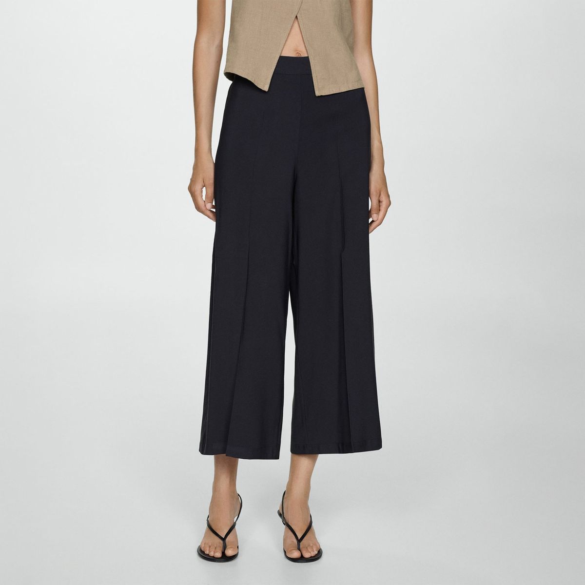 MANGO - Pantalón Culotte Mujer Mango
