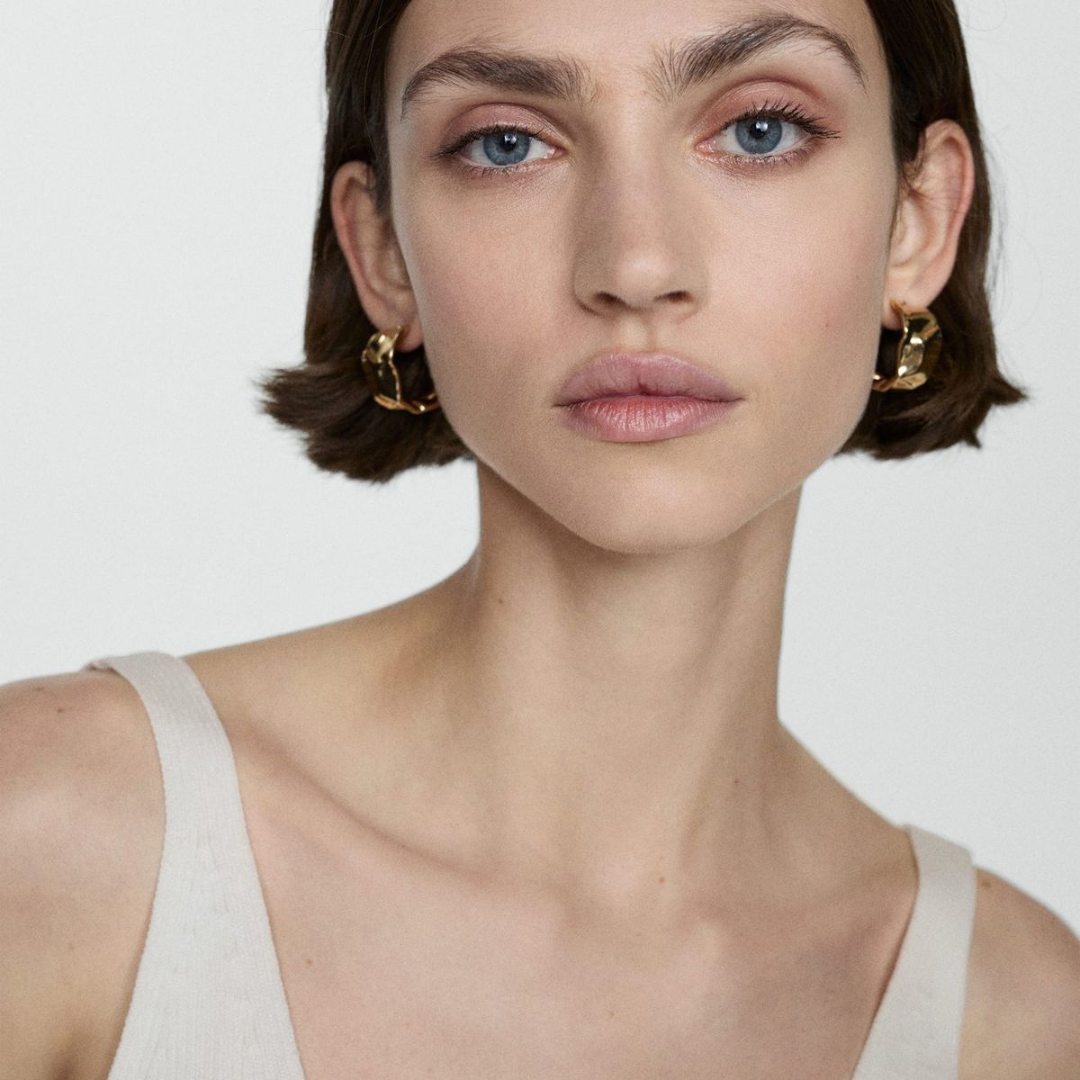 MANGO - Top Sin Mangas Mujer Mango