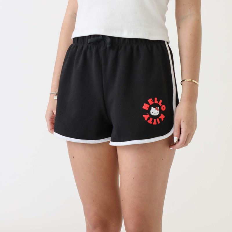 SYBILLA - Short Hello Kitty 100% Algodón Mujer Sybilla