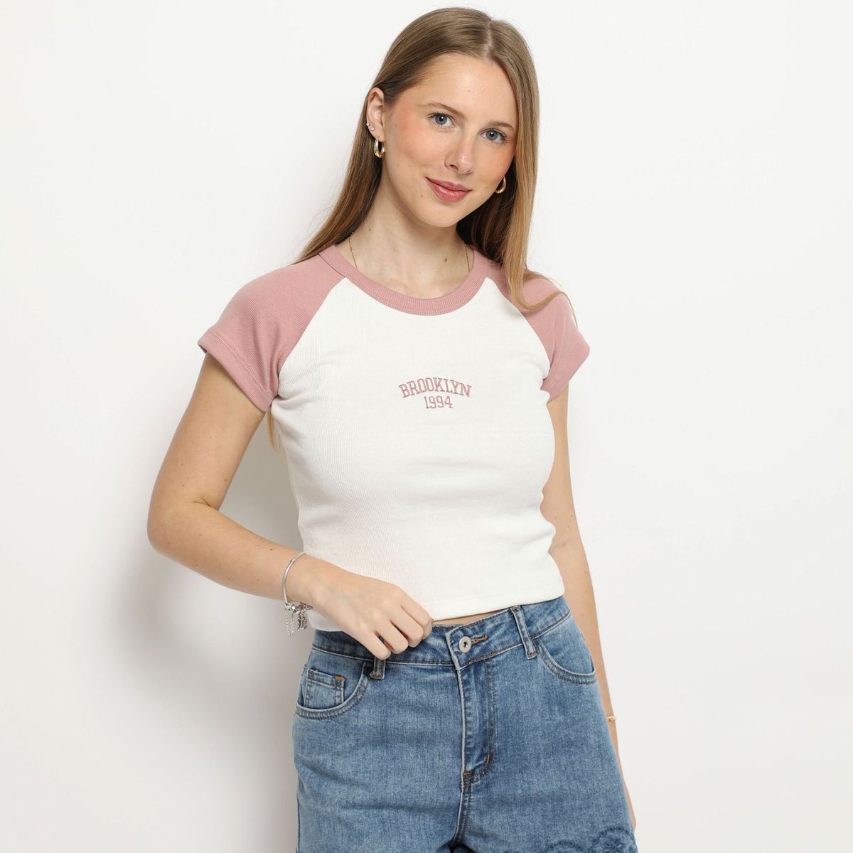 AMERICAN ABBEY - Polo Manga Corta Mujer American Abbey