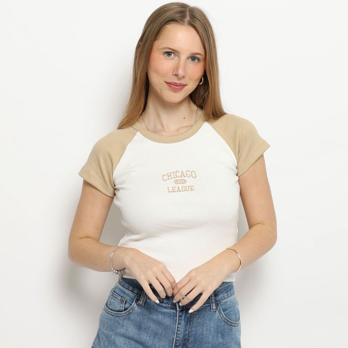 AMERICAN ABBEY - Polo Manga Corta Mujer American Abbey