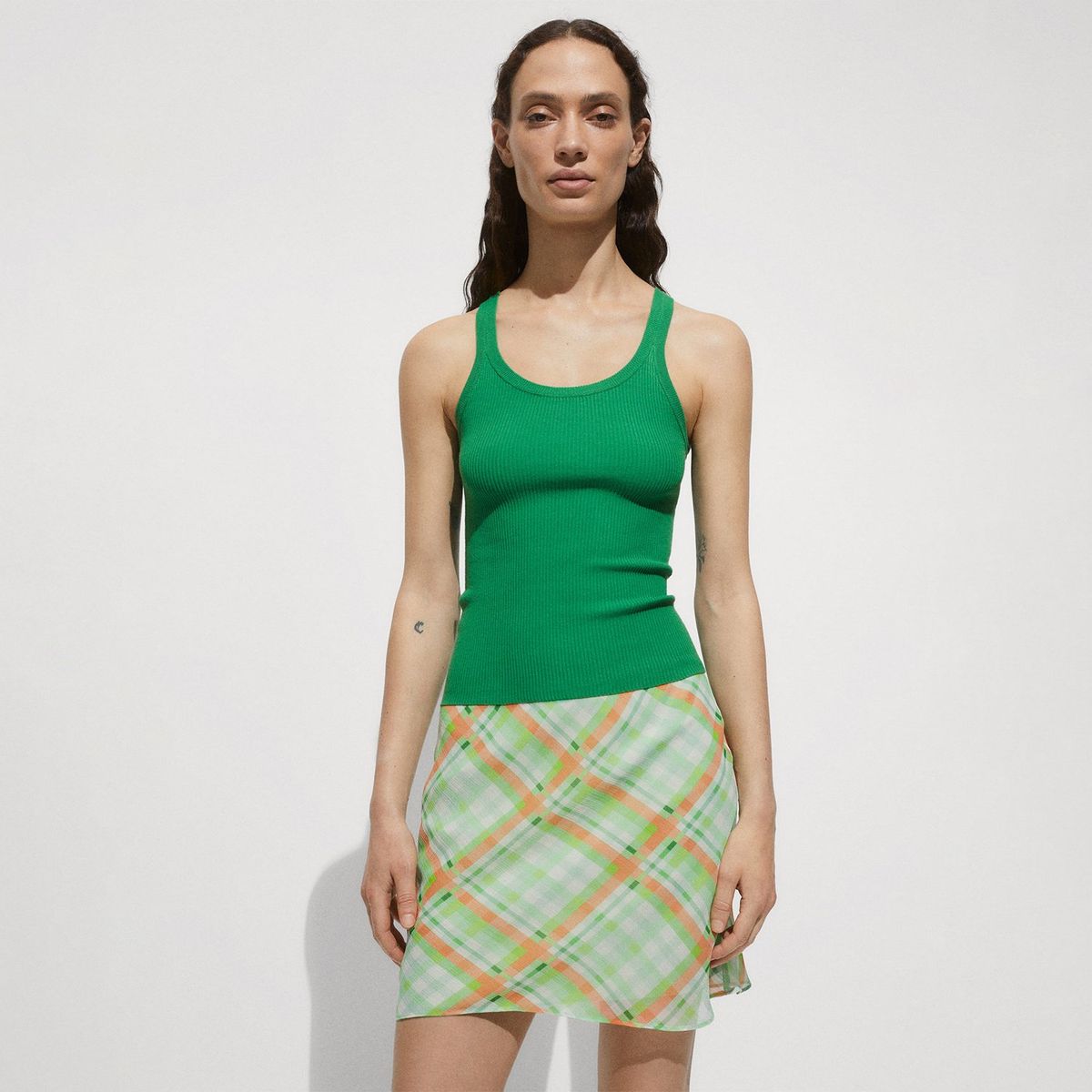 MANGO - Top Sin Mangas Mujer Mango