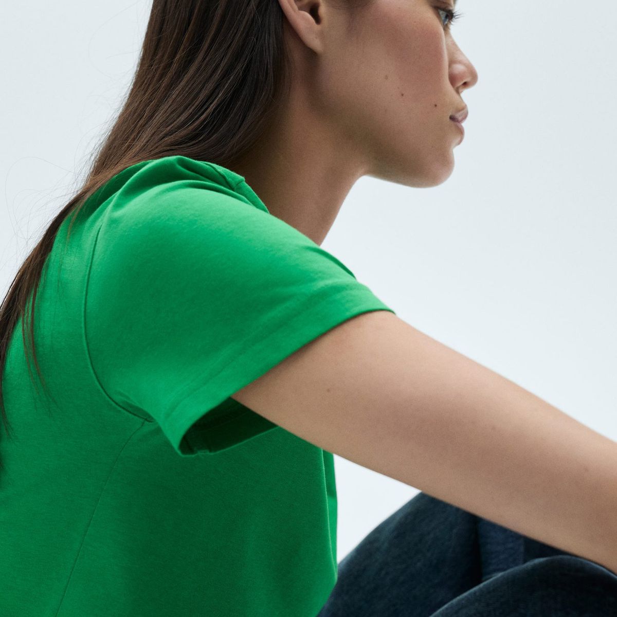 MANGO - Polo Manga Corta 100% Algodón Mujer Mango