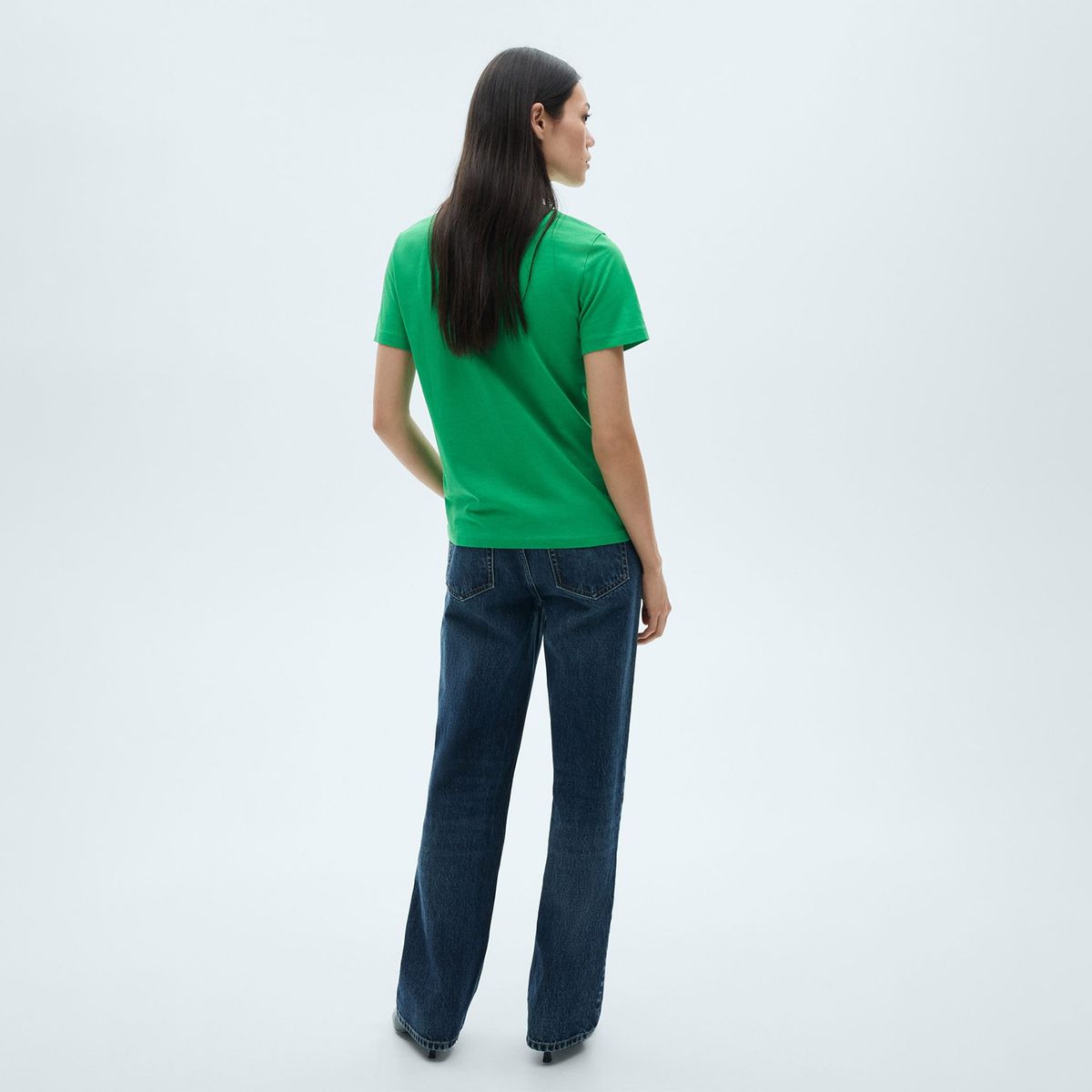 MANGO - Polo Manga Corta 100% Algodón Mujer Mango