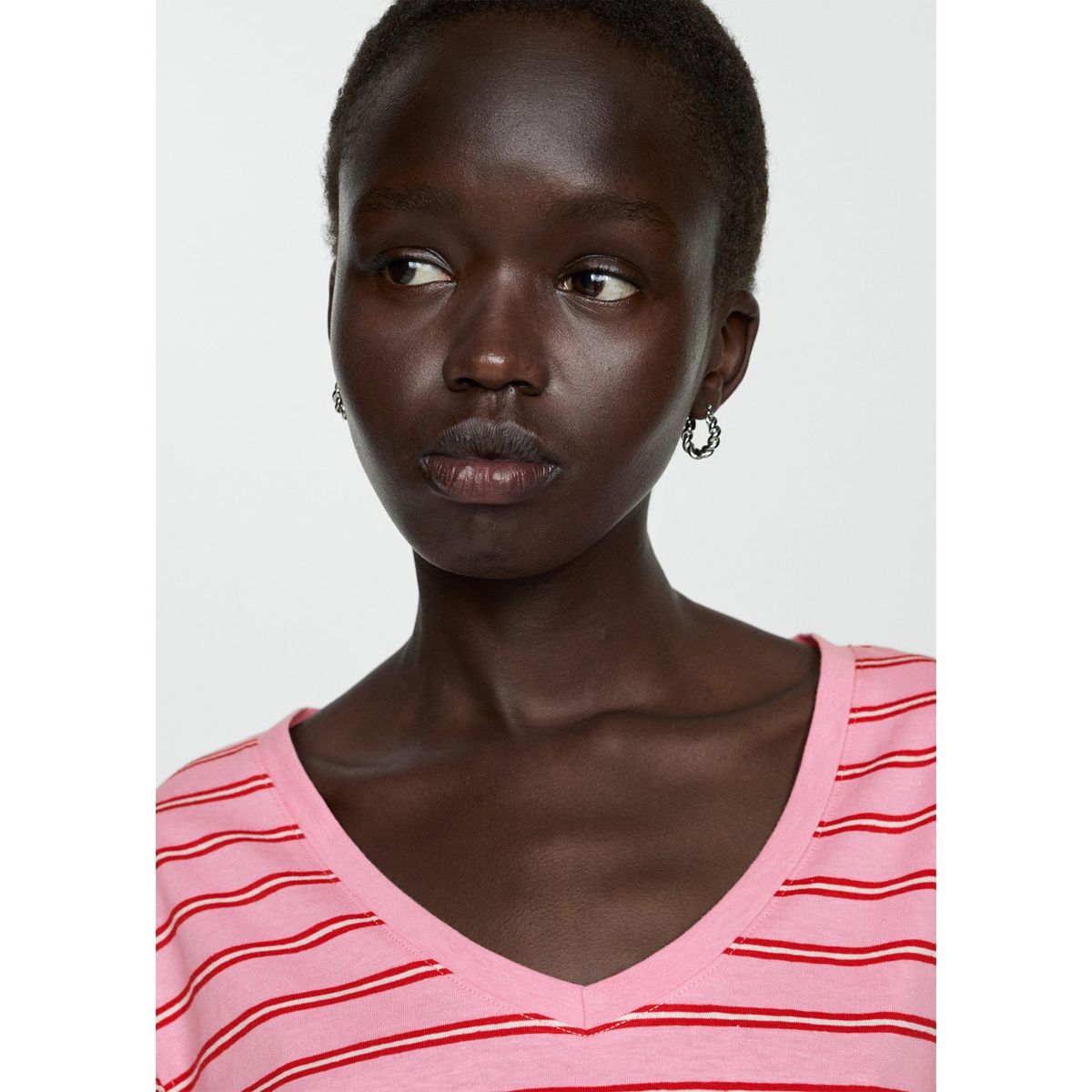 MANGO - Polo Manga Corta 100% Algodón Mujer Mango