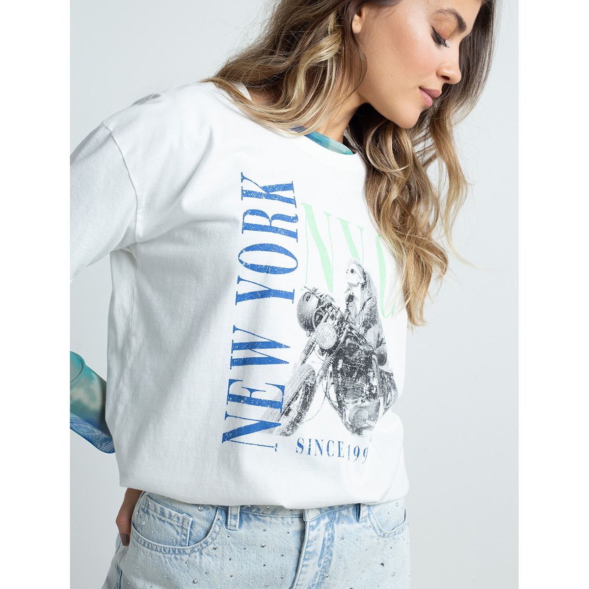 NAF NAF - CAMISETA MC 402F078