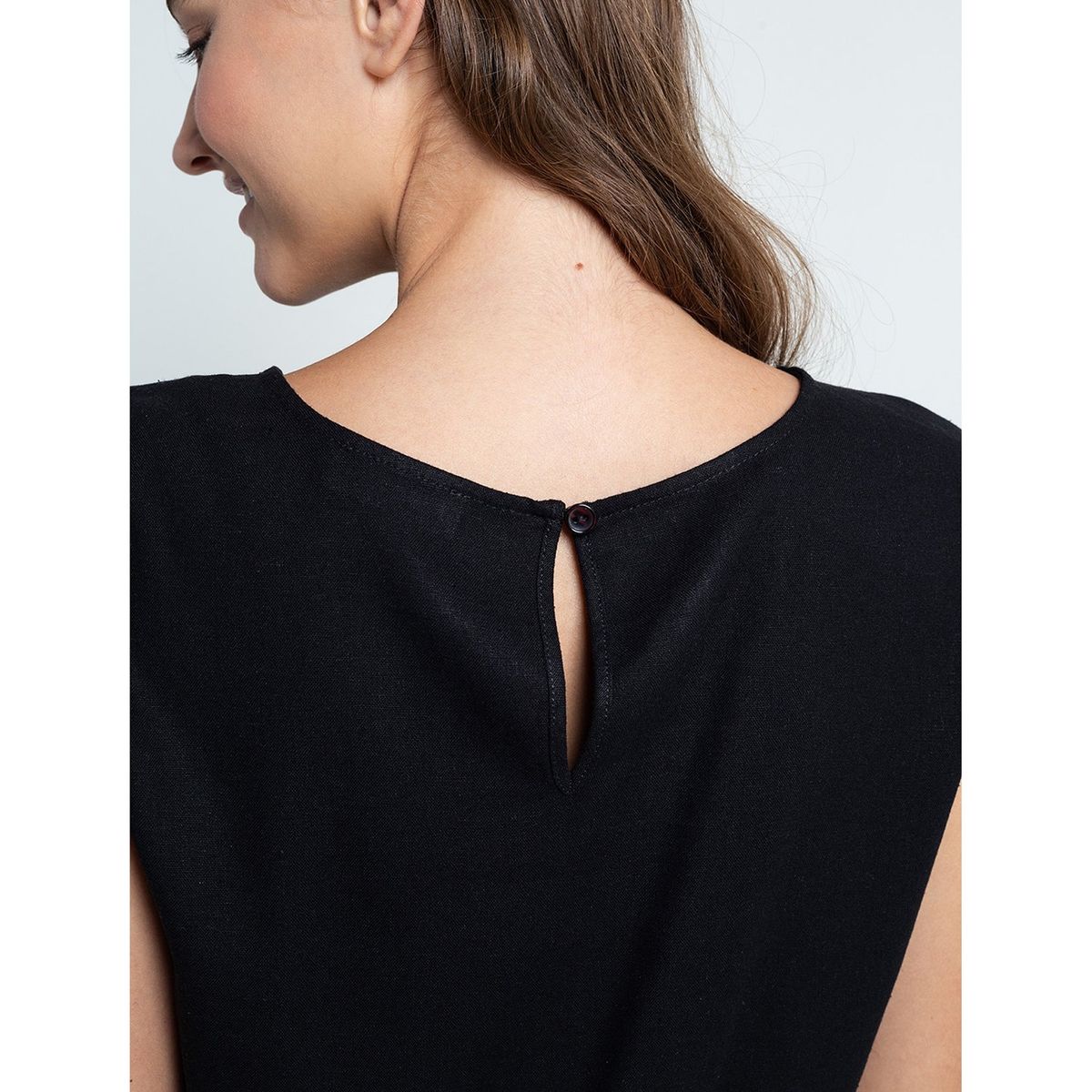 NAF NAF - Blusa Sin Mangas Casual Mujer Naf Naf