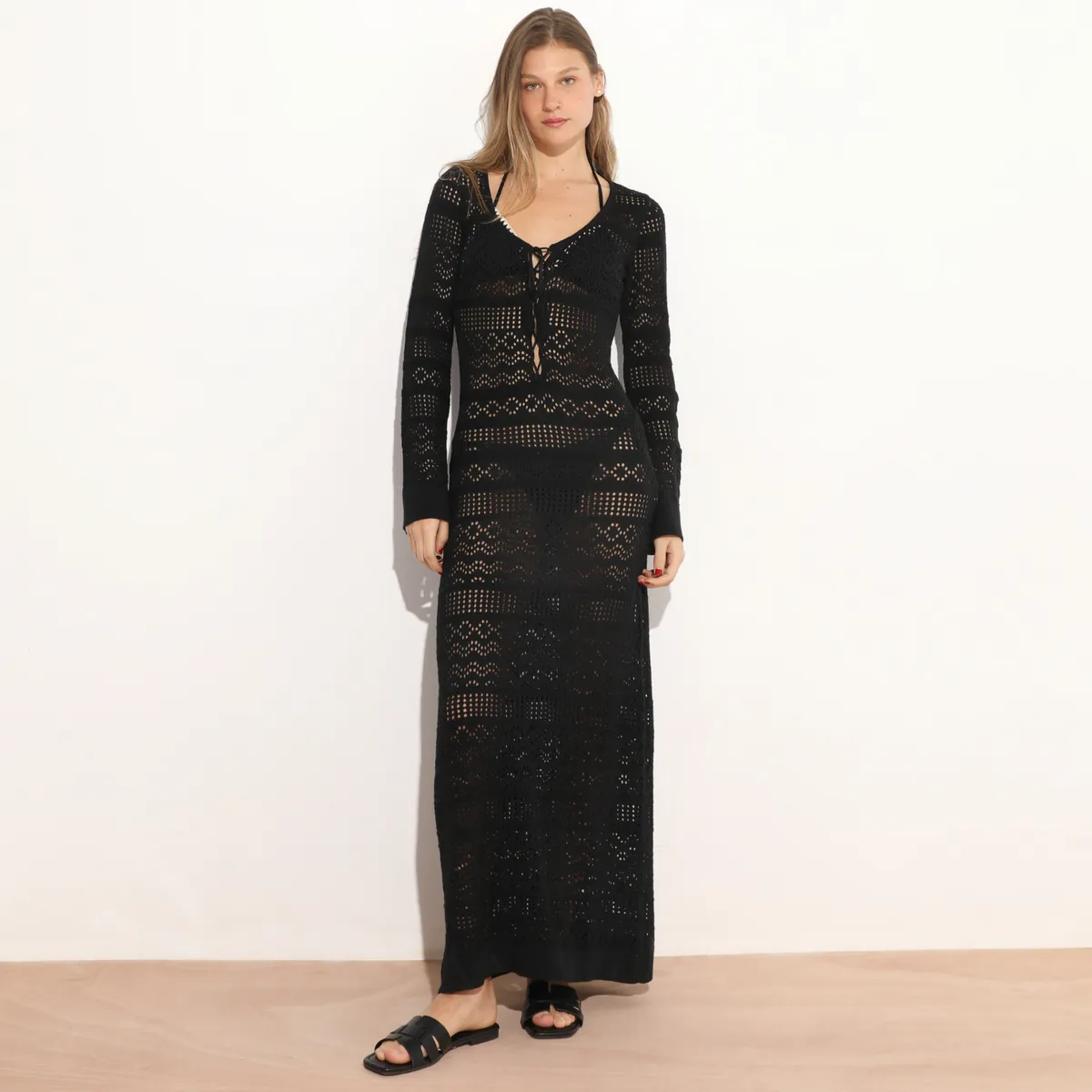 BASEMENT - Vestido Largo Mujer Basement