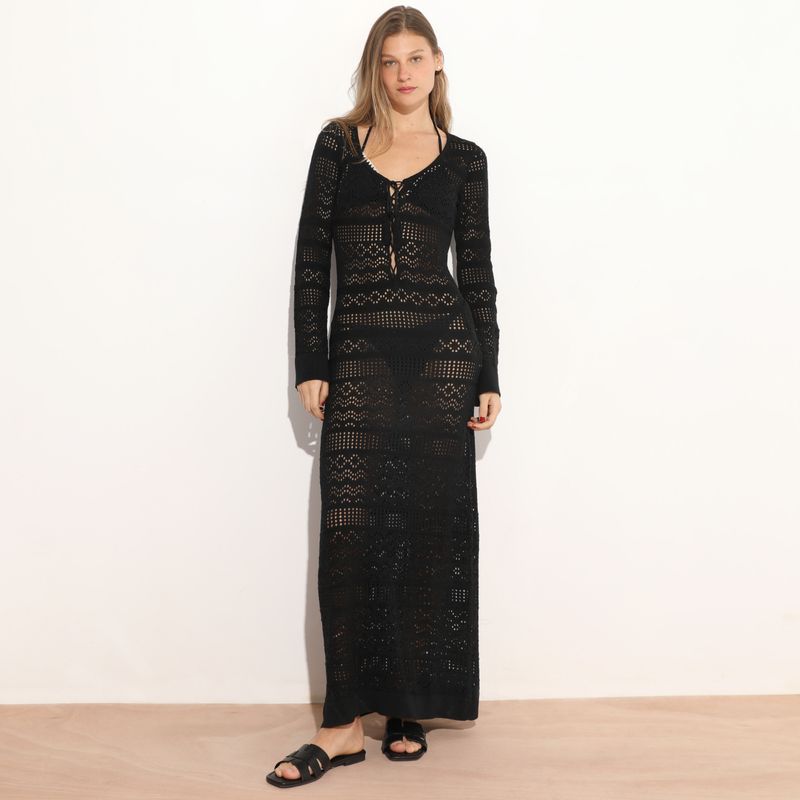 BASEMENT - Vestido Largo Mujer Basement