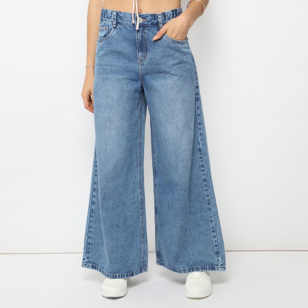 DOO AUSTRALIA - Jean Wide 100% Algodón Mujer Doo Australia