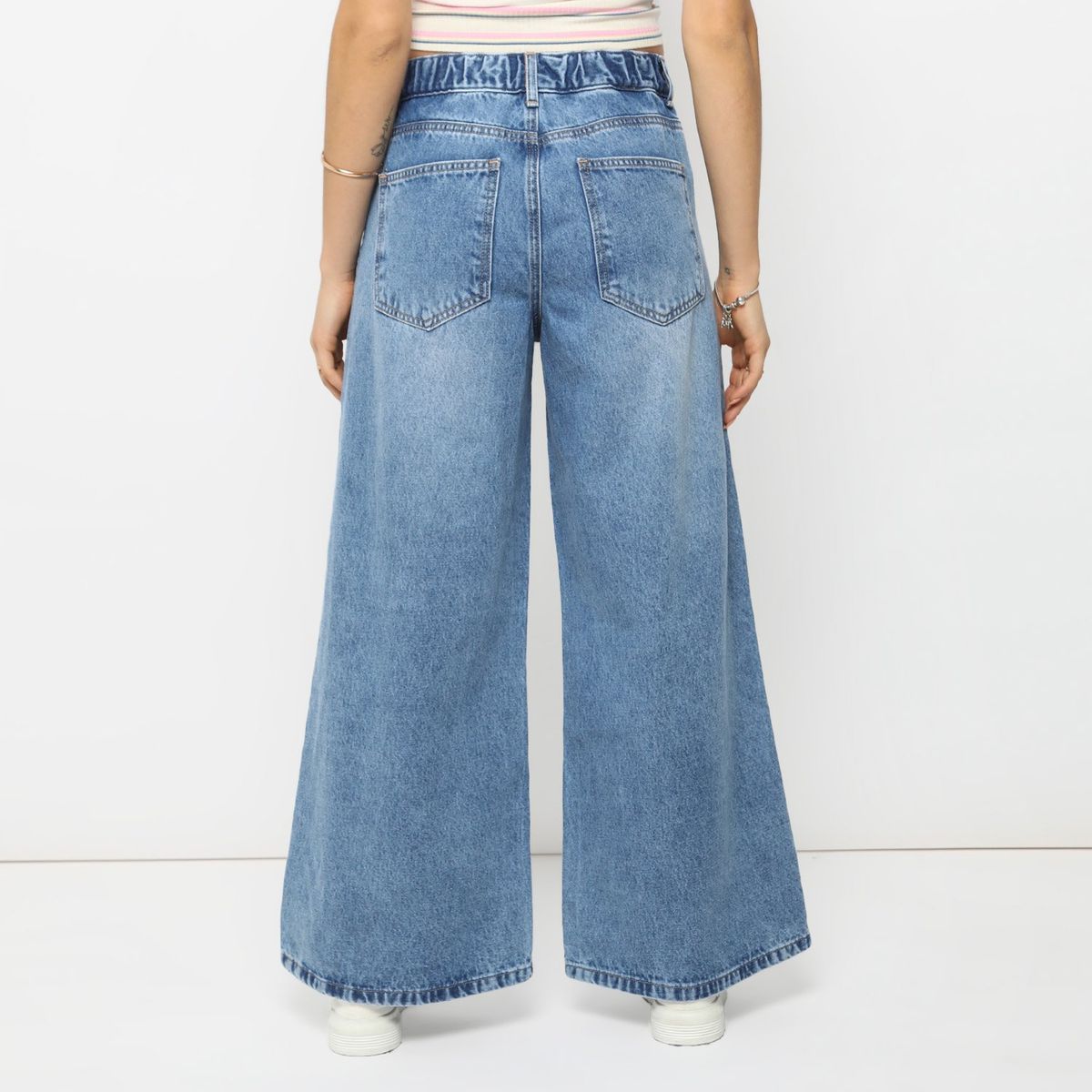 DOO AUSTRALIA - Jean Wide 100% Algodón Mujer Doo Australia