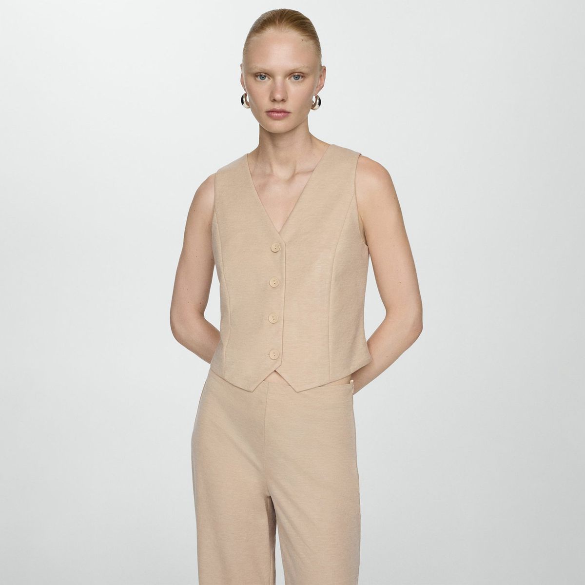 MANGO - Chaleco Mujer Mango