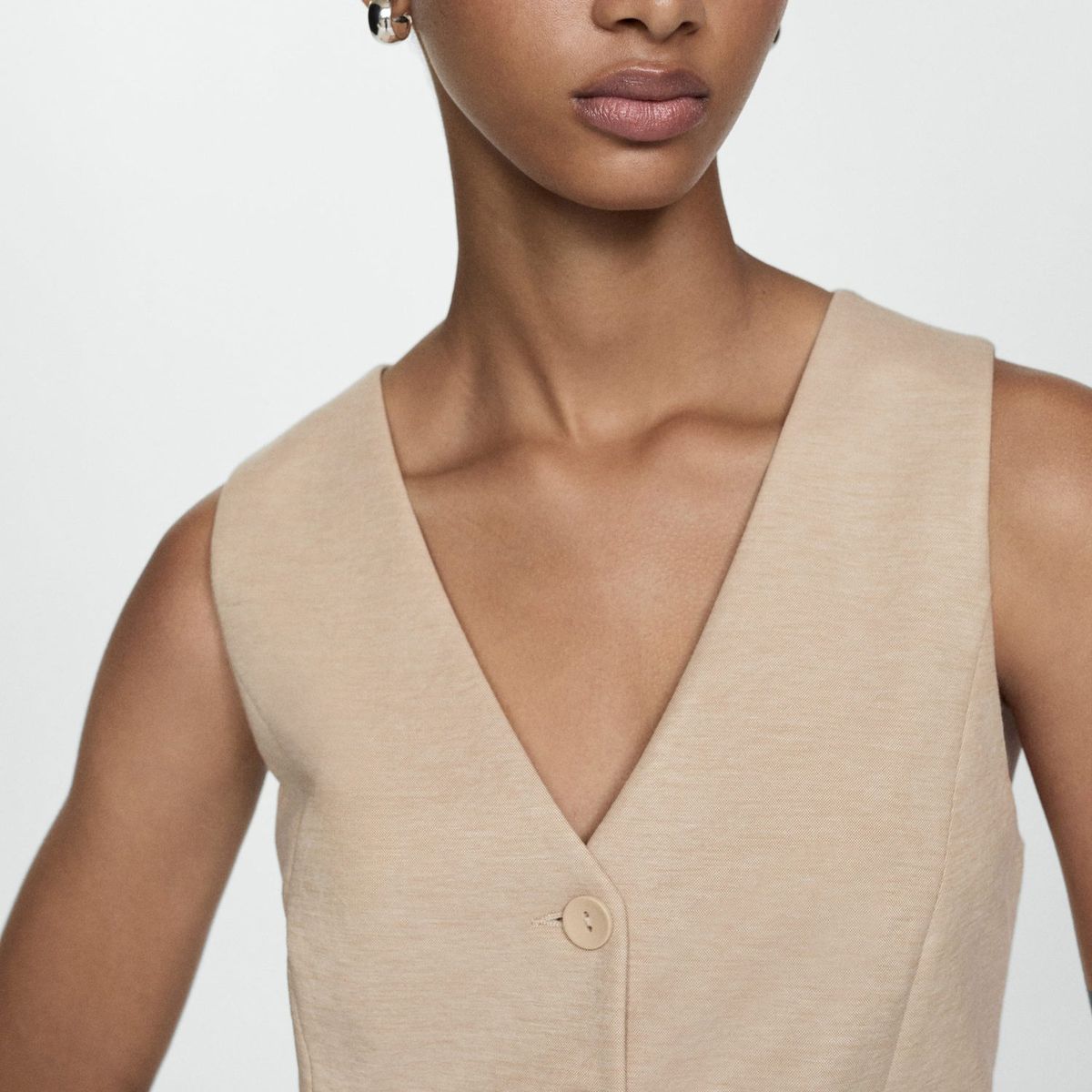 MANGO - Chaleco Mujer Mango