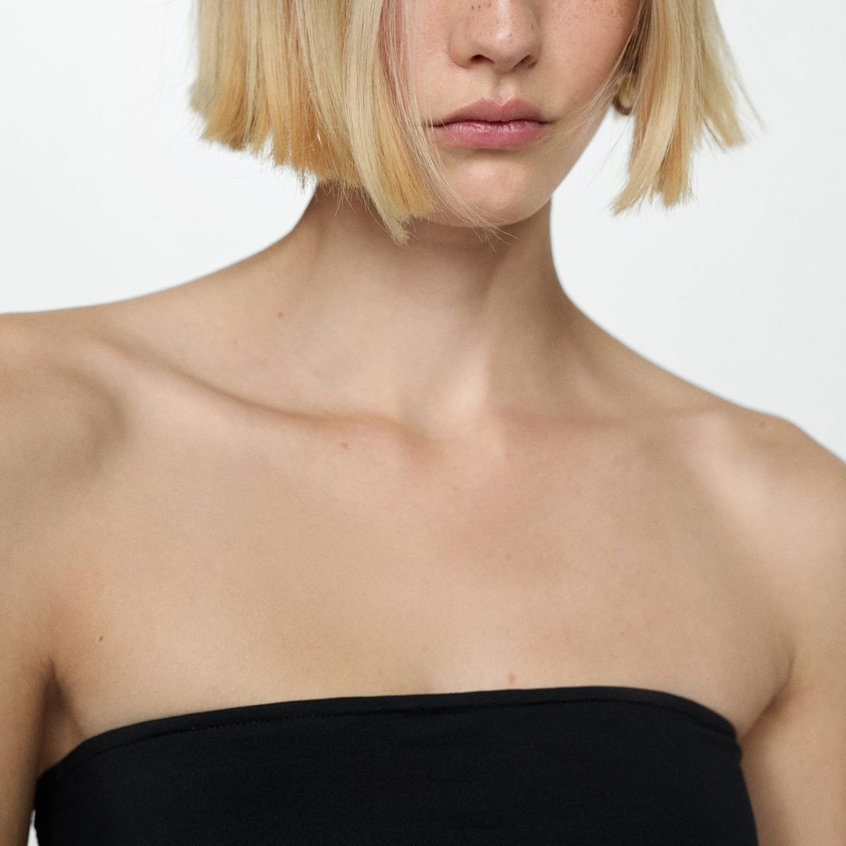 MANGO - Top Sin Mangas Mujer Mango