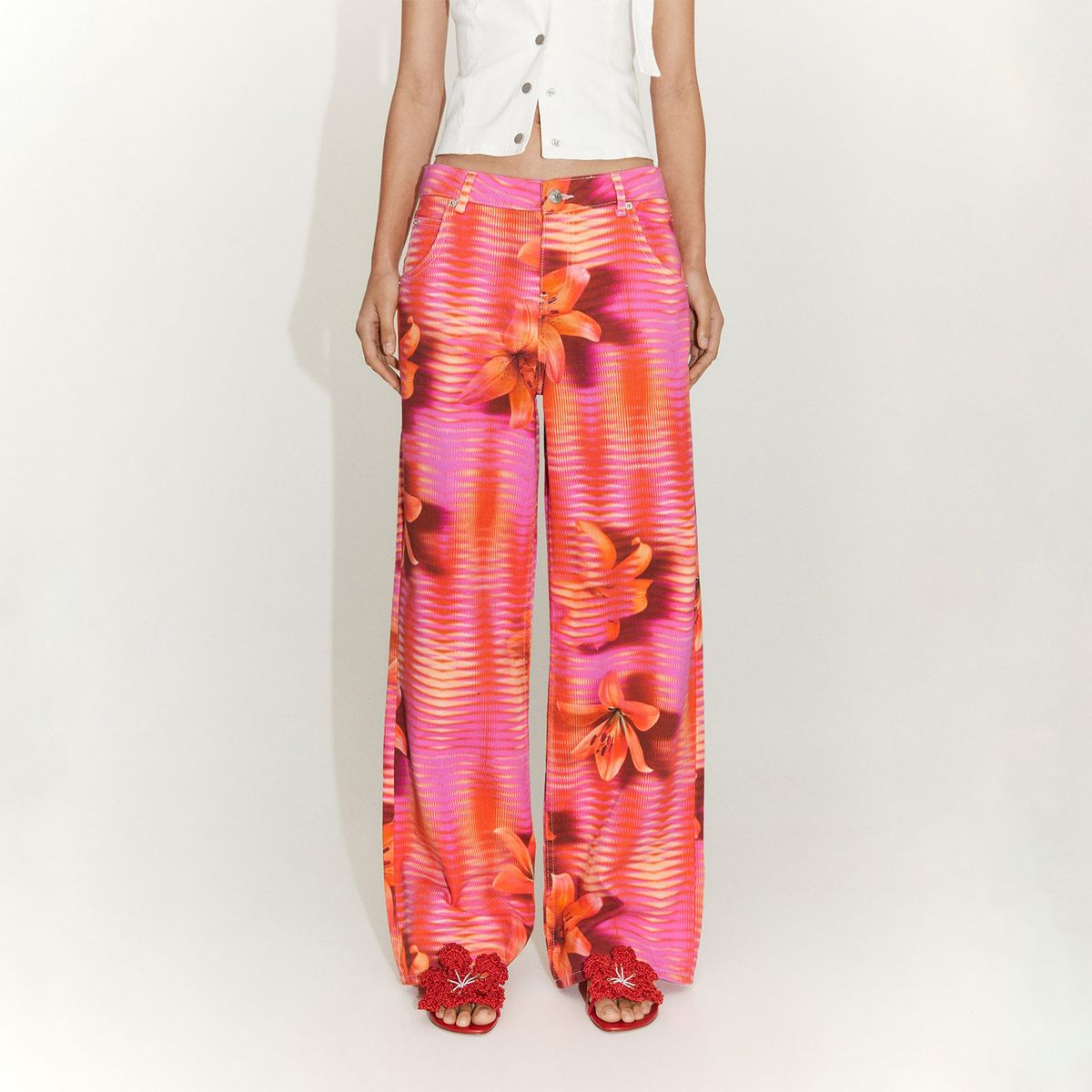 MANGO - Jeans Illetes Siedres x Mango