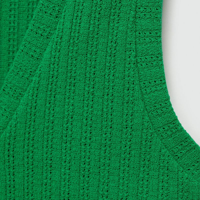 MANGO - Chaleco Algodón Mujer Mango