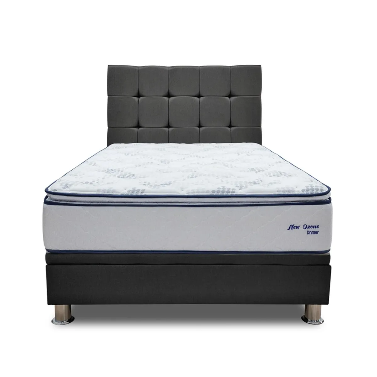 DRIMER - Dormitorio Boxet Praktibox Ozono 2 Plz + 2 Almohadas + Protector