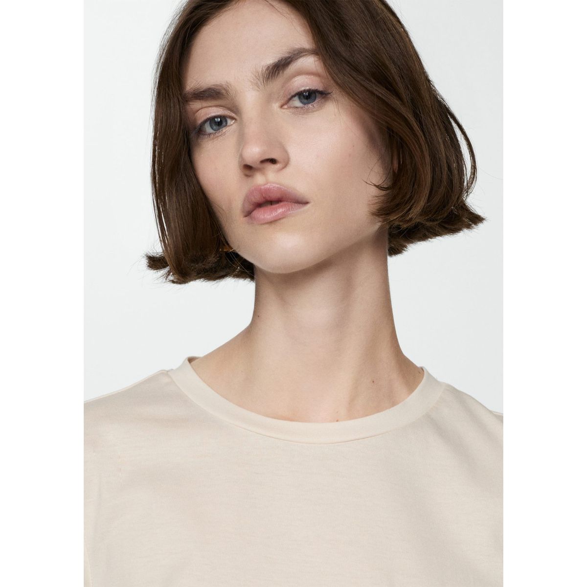 MANGO - Polo Manga Corta 100% Algodón Mujer Mango