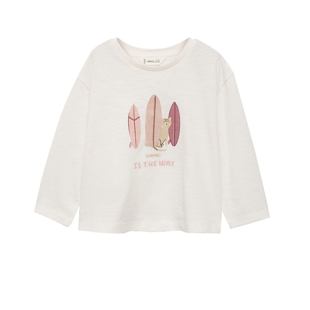 MANGO KIDS - Polo Bebé Niña Manga Larga Algodón Mango Kids