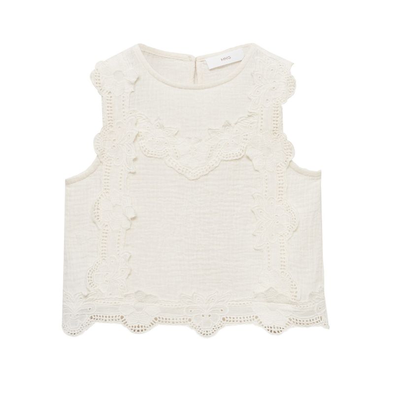 MANGO KIDS - Blusa Niña Algodón Mango Kids