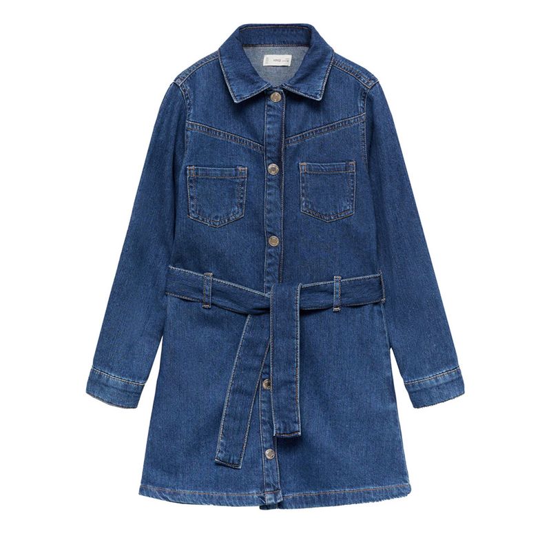 MANGO KIDS - Vestido Niña Algodón Mango Kids