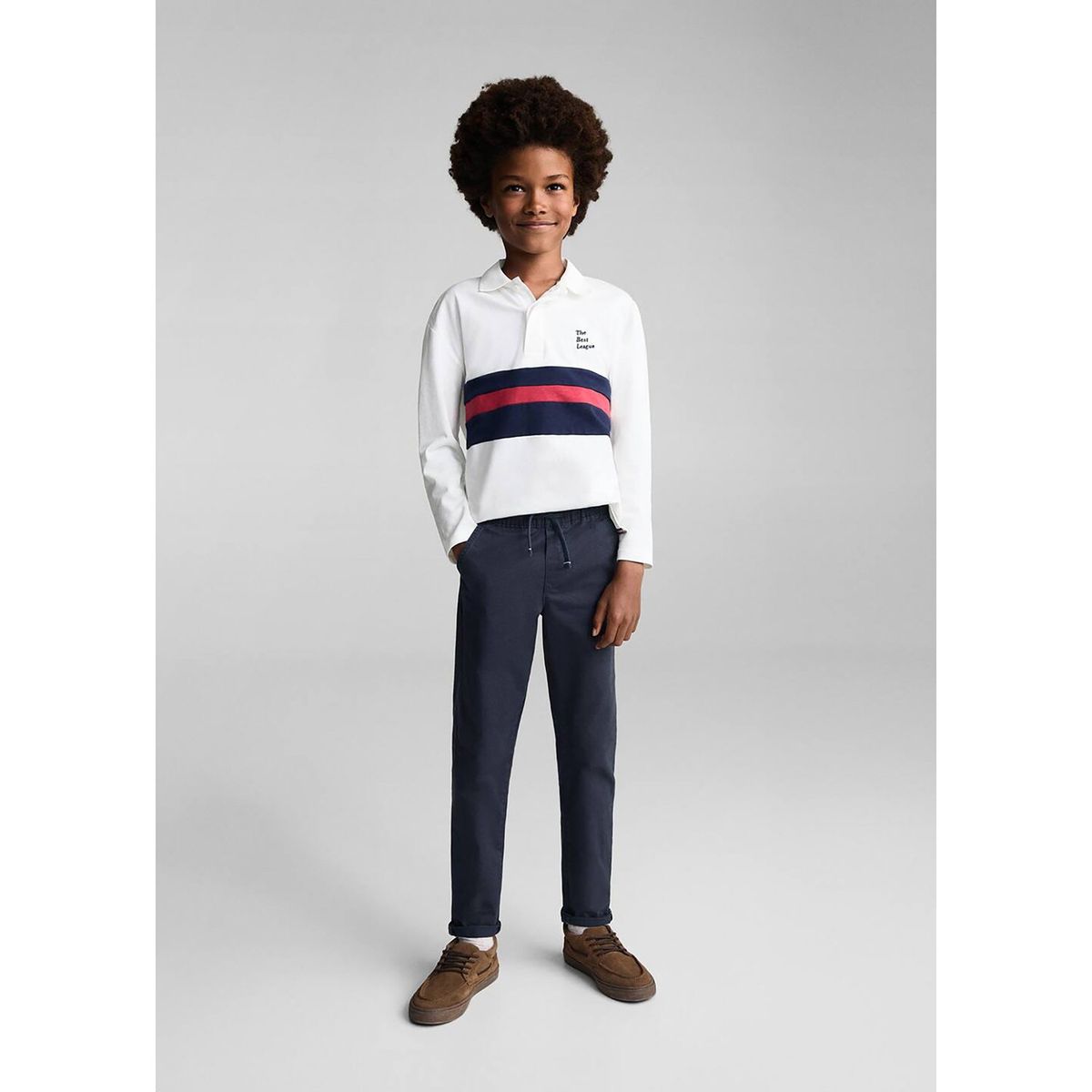 MANGO KIDS - Pantalón Niño Algodón Mango Kids