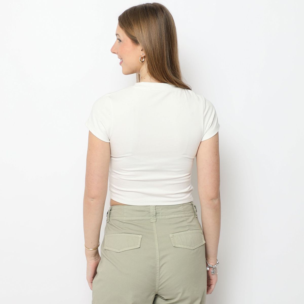 SYBILLA - Polo Manga Corta Algodón Mujer Sybilla