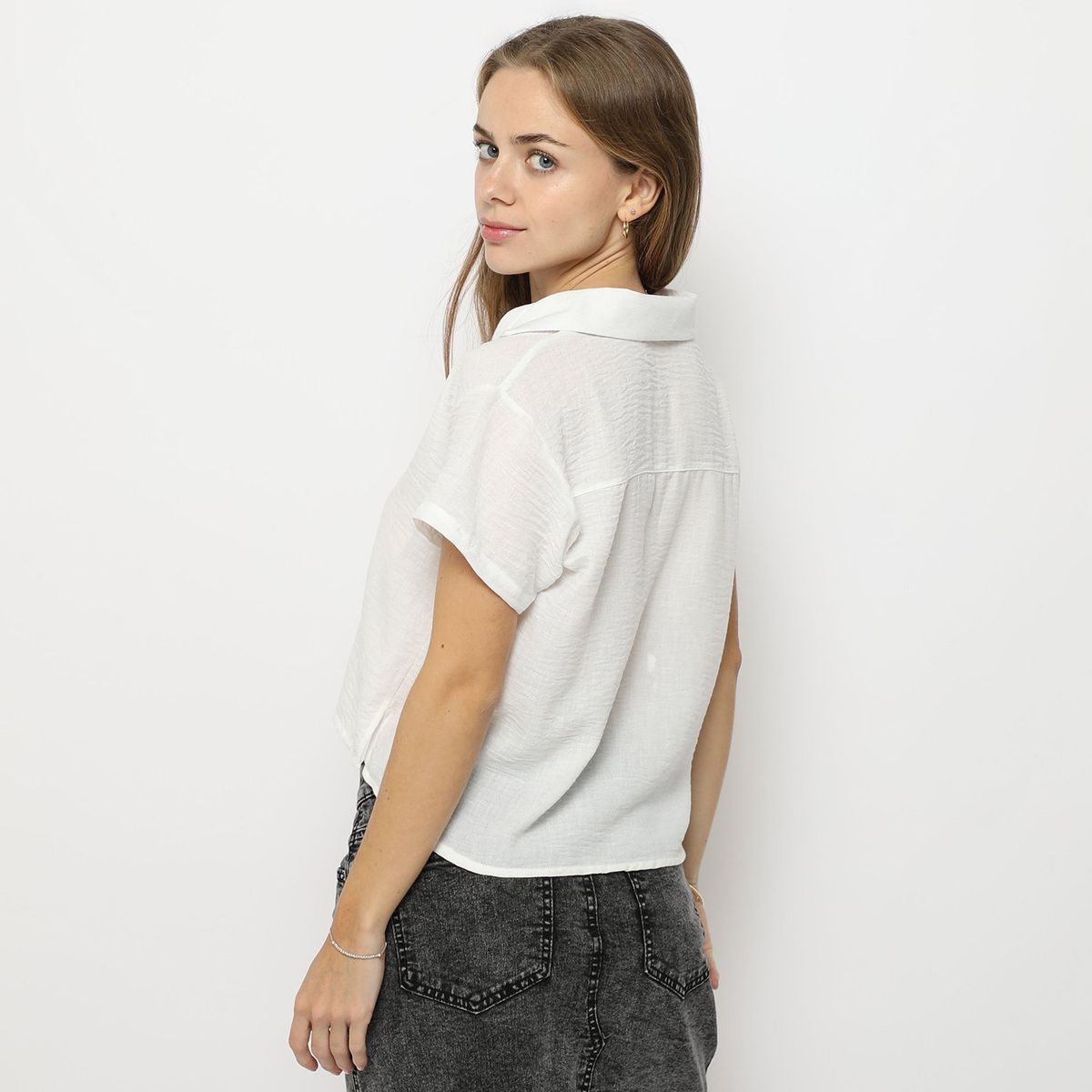 SYBILLA - Blusa Manga Corta Mujer Sybilla