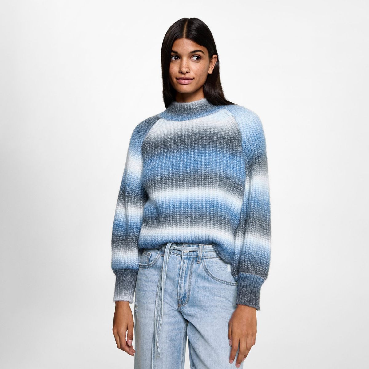 MANGO TEEN - Jean Wide 100% Algodón Mujer Mango