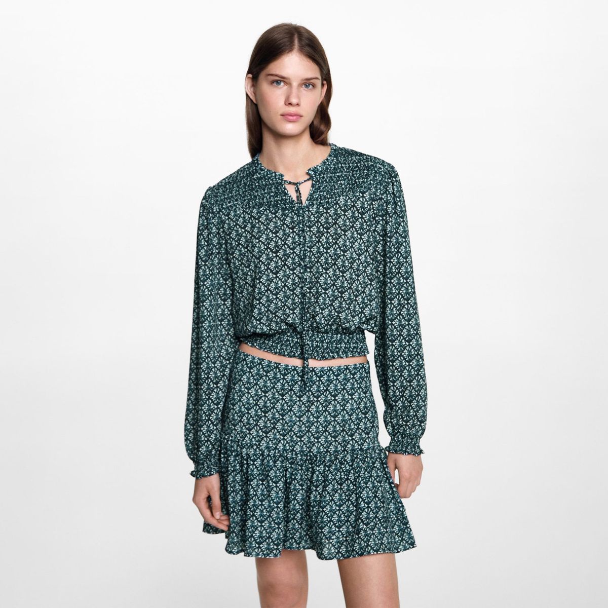 MANGO TEEN - Falda Corta Casual Mujer Mango