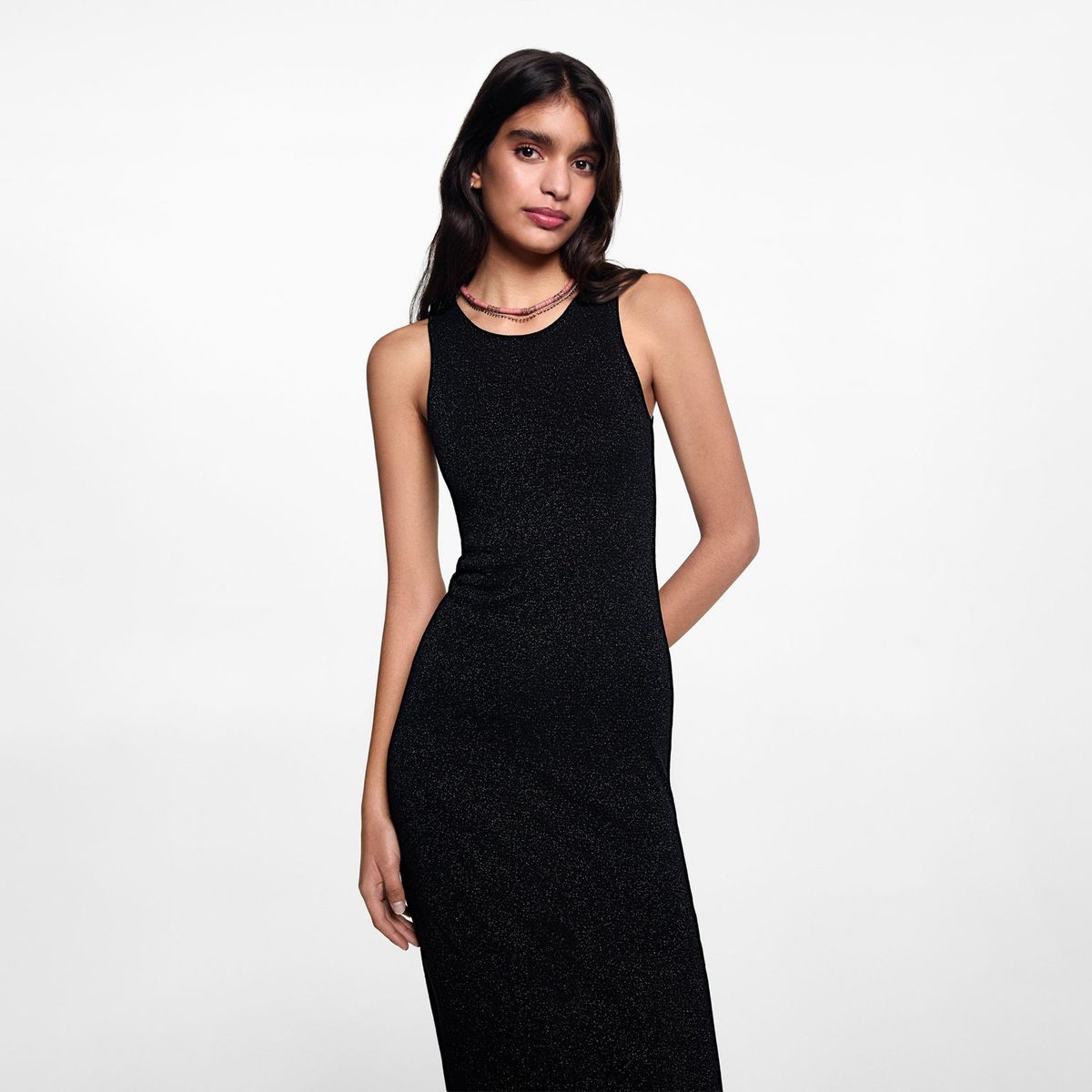 MANGO TEEN - Vestido Largo Mujer Mango