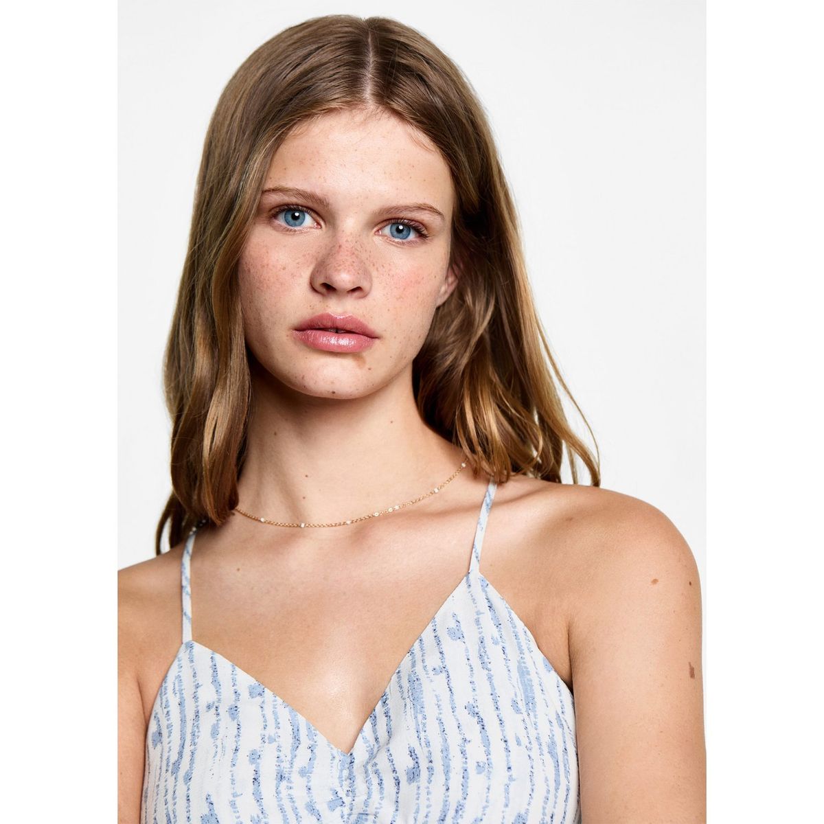 MANGO TEEN - Vestido Largo Mujer Mango