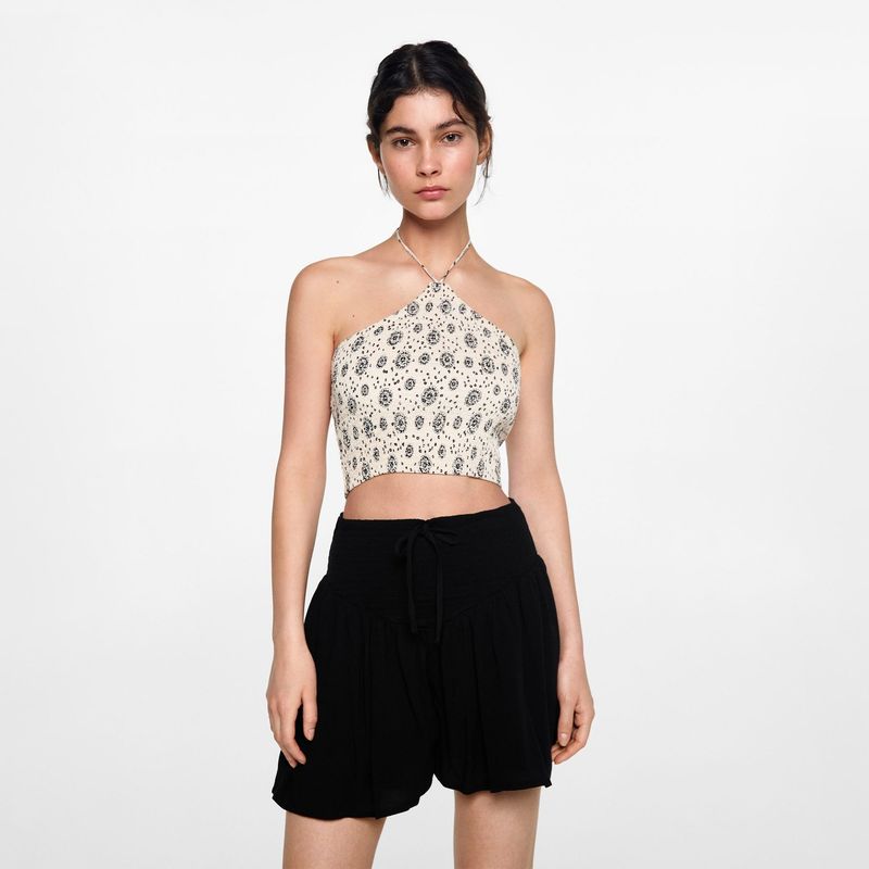 MANGO TEEN - Falda Short Mujer Mango