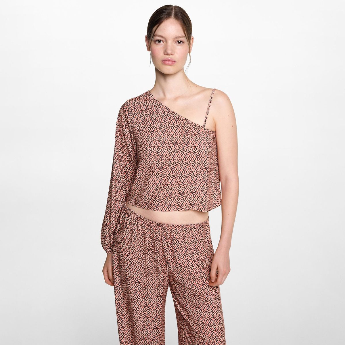 MANGO TEEN - Pantalón Straight Mujer Mango