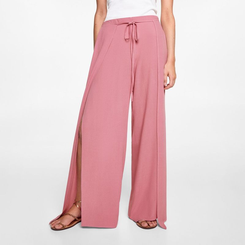 MANGO TEEN - Pantalón Palazzo Mujer Mango