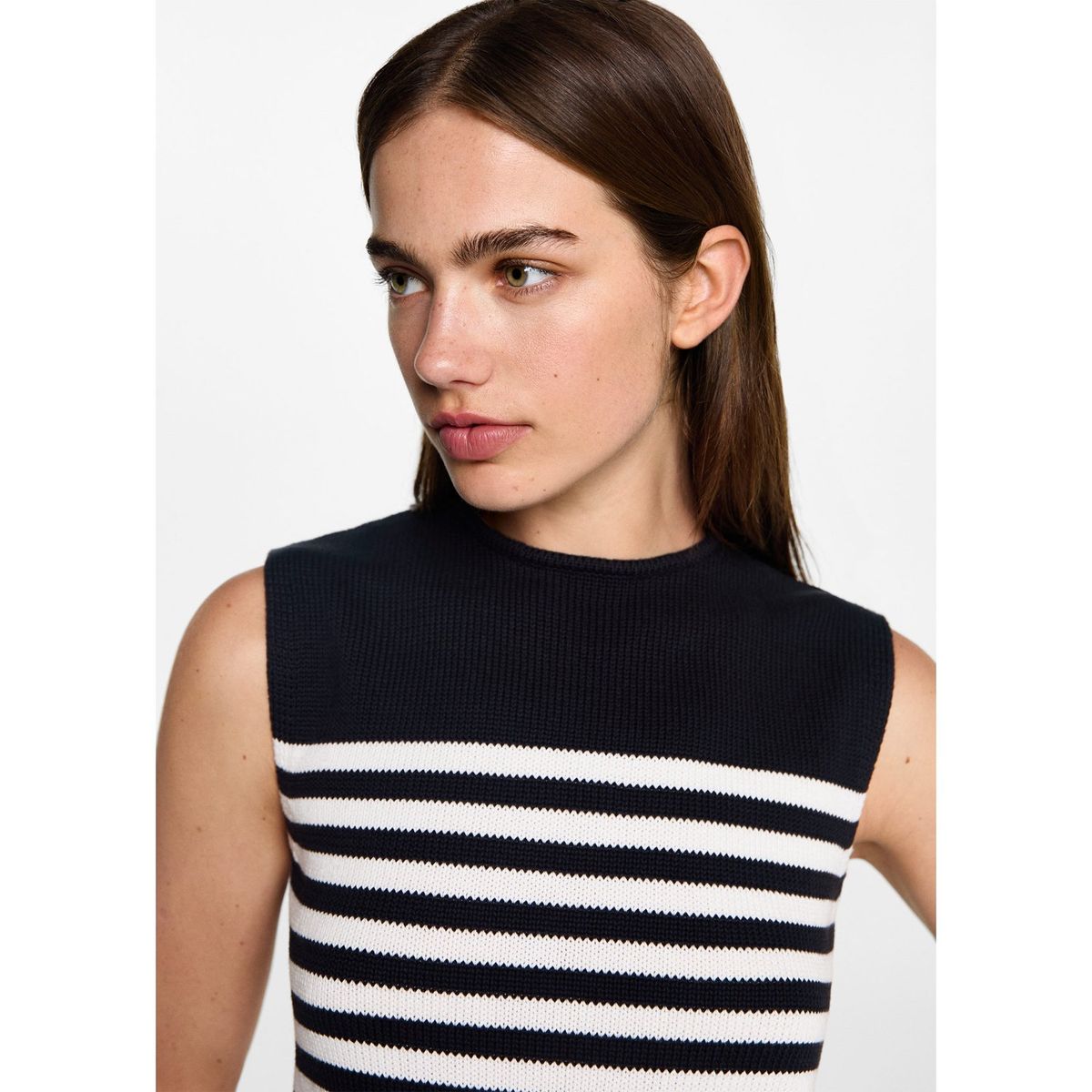 MANGO TEEN - Chaleco 100% Algodón Mujer Mango