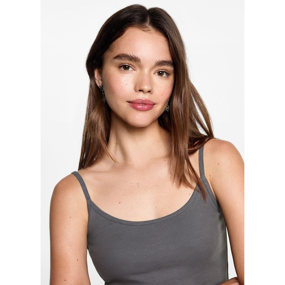 MANGO TEEN - Polo Sin Mangas Algodón Mujer Mango