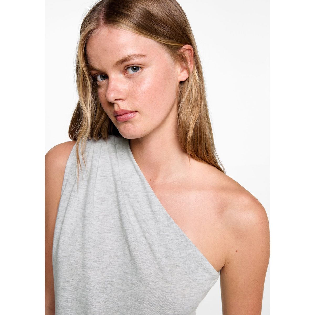 MANGO TEEN - Top Sin Mangas 100% Algodón Mujer Mango