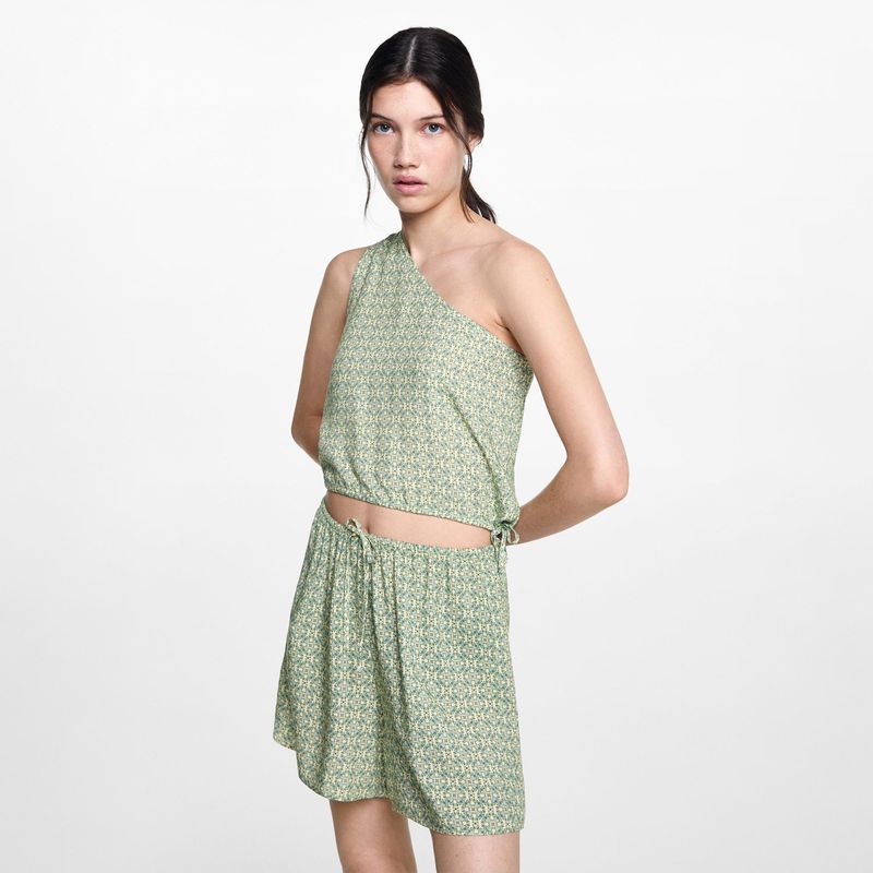 MANGO TEEN - Top Sin Mangas Mujer Mango