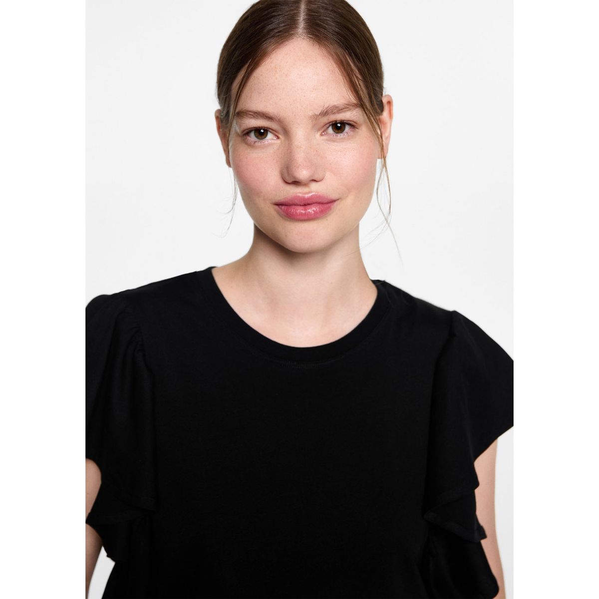 MANGO TEEN - Polo Manga Corta 100% Algodón Mujer Mango