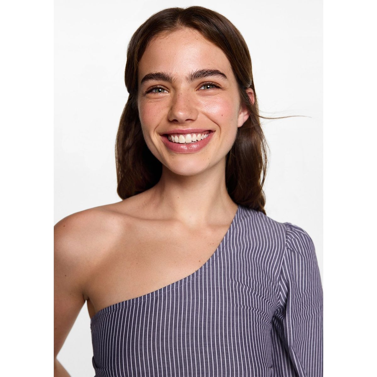 MANGO TEEN - Blusa Manga Larga 100% Algodón Mujer Mango