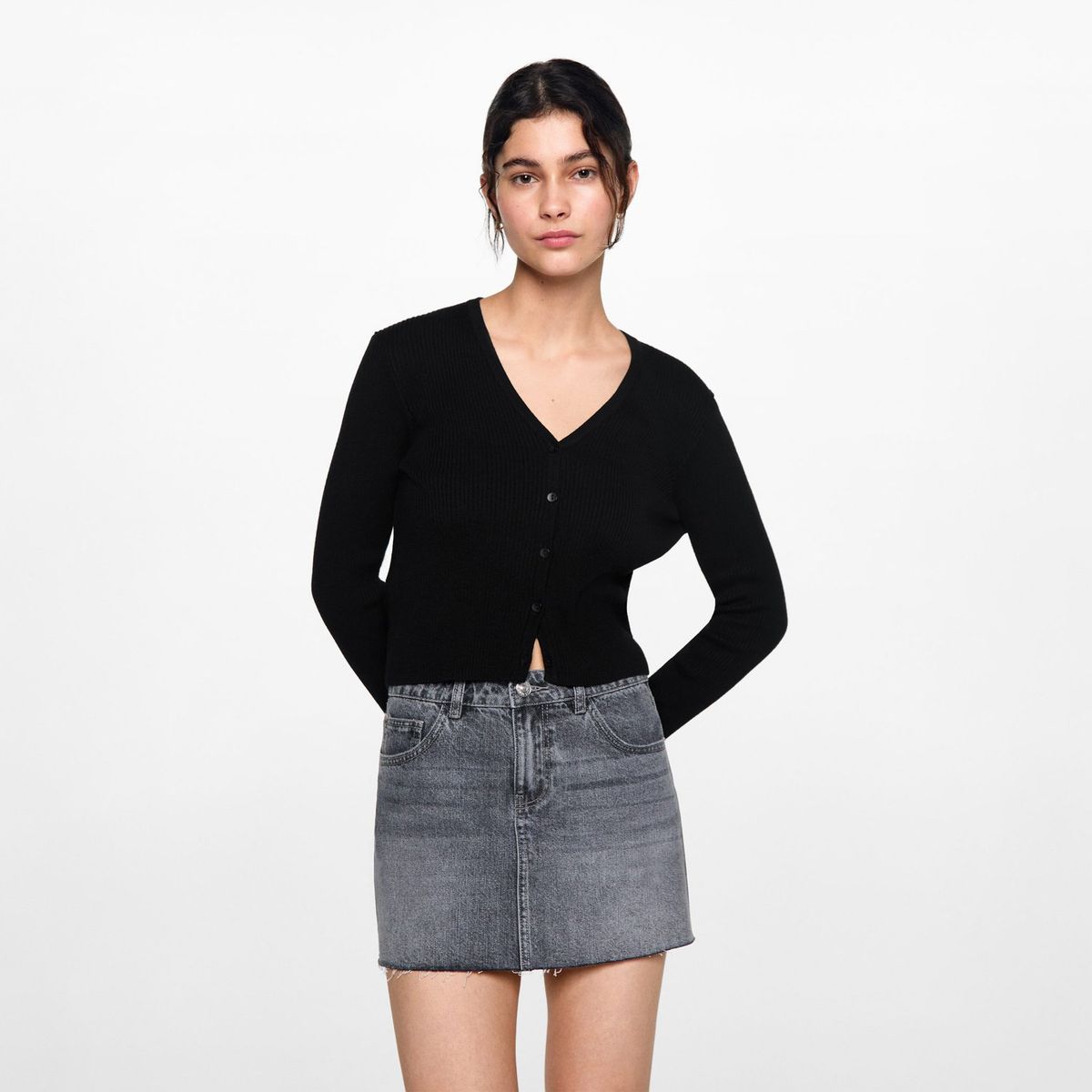 MANGO TEEN - Cárdigan Mujer Mango