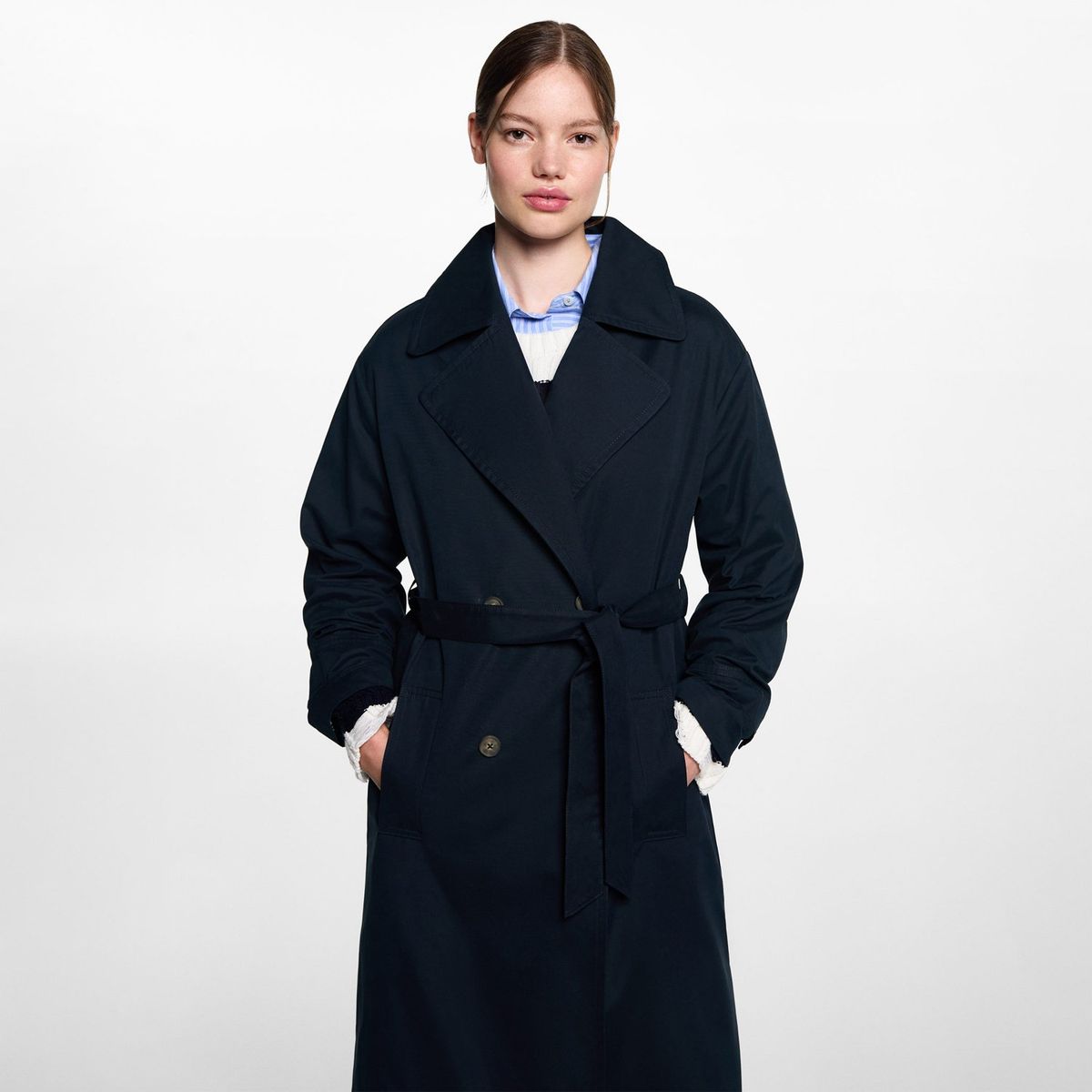 MANGO TEEN - Abrigo Mujer Mango