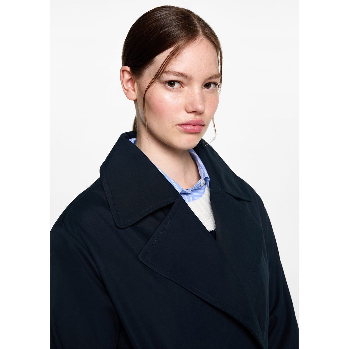 MANGO TEEN - Abrigo Mujer Mango