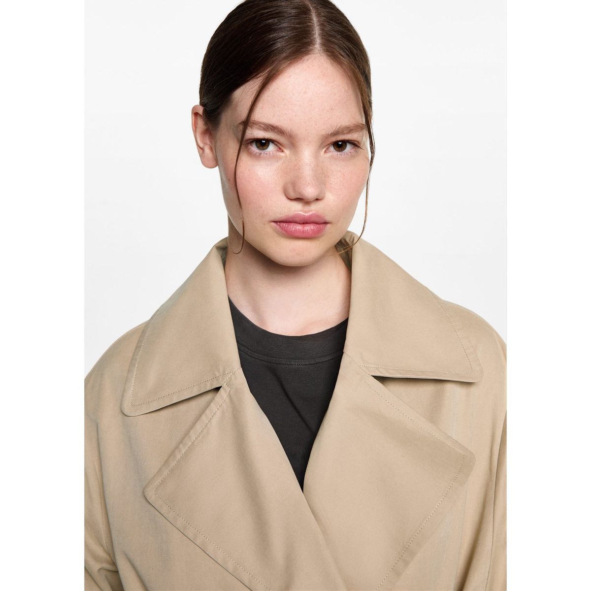 MANGO TEEN - Abrigo Mujer Mango