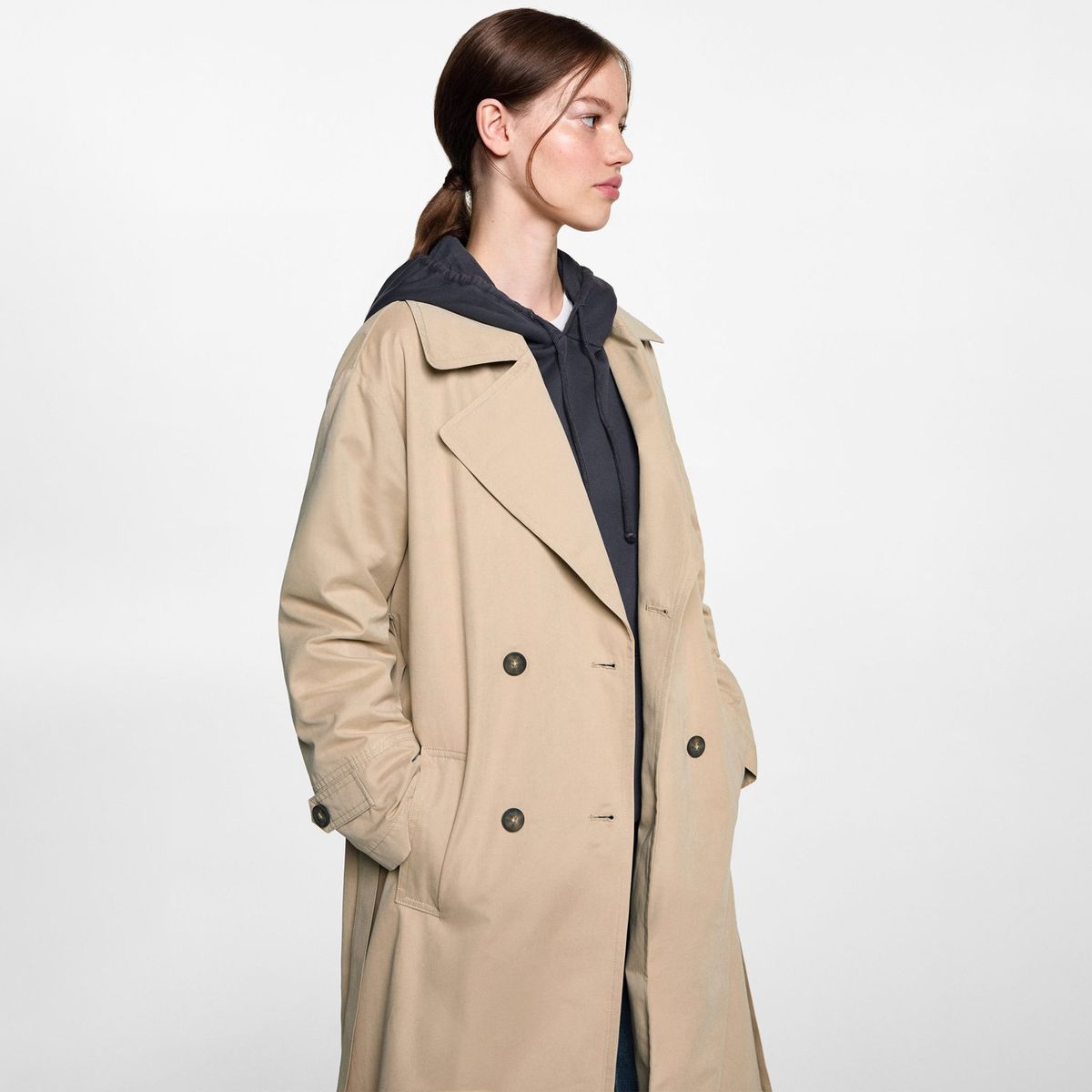 MANGO TEEN - Abrigo Mujer Mango